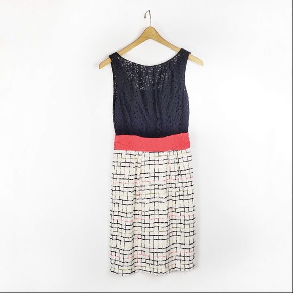 Milly Dresses & Skirts - Milly tweed boucle colorblock sheath dress womens 2 retro 50's/60's black white